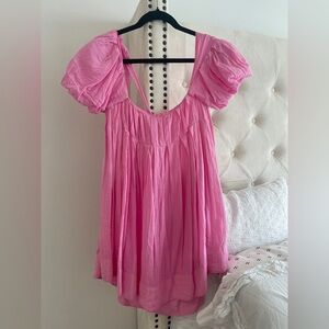 Free People Elegant Pink Women's Mini Dress
